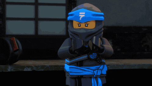 a cartoon character is holding a flaming object in his hand