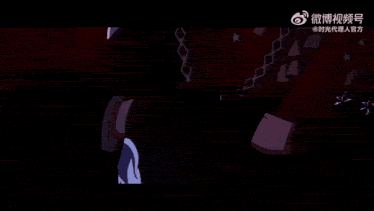 a close up of a person with red hair in a dark room