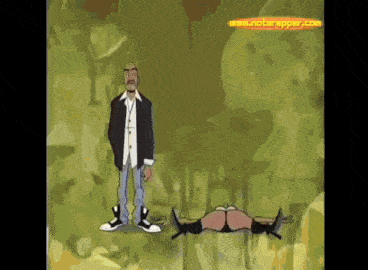 a cartoon of a man standing next to a woman laying on the ground with the website www.notarappar.com visible