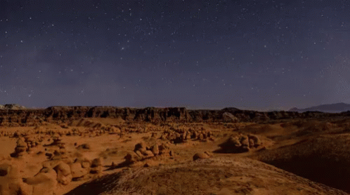 Desert GIF - Night Canyon Timelapse GIFs