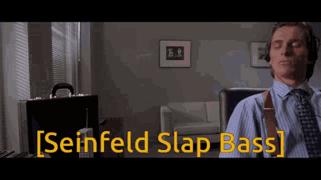 Seinfeld Patrick Bateman GIF