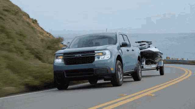 Ford Maverick Towing GIF