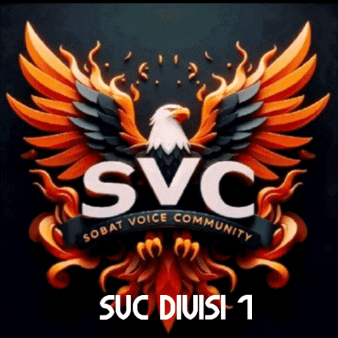a logo with an eagle and the word svc