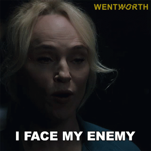 I Face My Enemy Marie Winter GIF - I Face My Enemy Marie Winter Wentworth GIFs