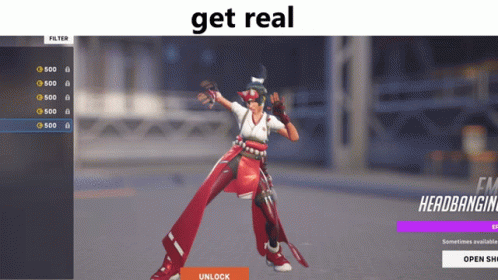 Get Real Get Real Overwatch GIF - Get Real Get Real Overwatch Kiriko Overwatch GIFs