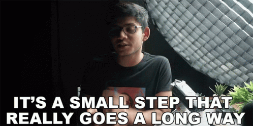 Its A Small Step That Really Goes A Long Way Anubhavroy GIF - Its A Small Step That Really Goes A Long Way Anubhavroy Its A Small Step That Can Really Help GIFs