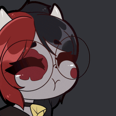 a cartoon drawing of a cat with glasses and a bow tie