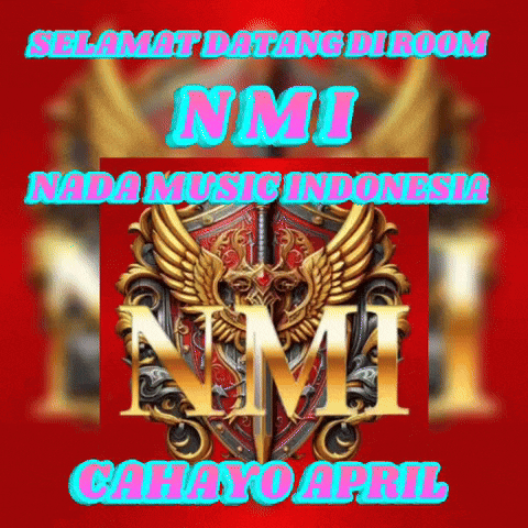 a poster that says nmi nada music indonesia carato april on it