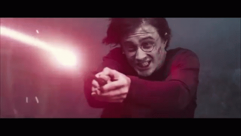 Harry Potter Powerful Spell GIF - Harry Potter Voldemort Spells GIFs