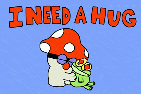 I Need A Hug Mushroom GIF - I Need A Hug Mushroom Hug GIFs