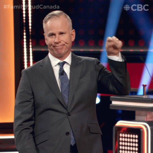 Pointing Gerry Dee GIF - Pointing Gerry Dee Family Feud Canada GIFs