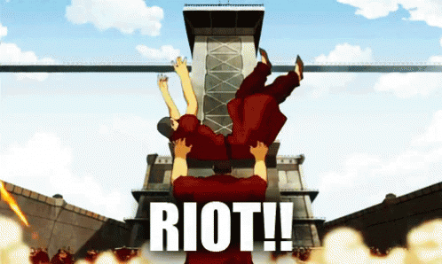 Avatar Riot GIF - Avatar Riot Toss GIFs