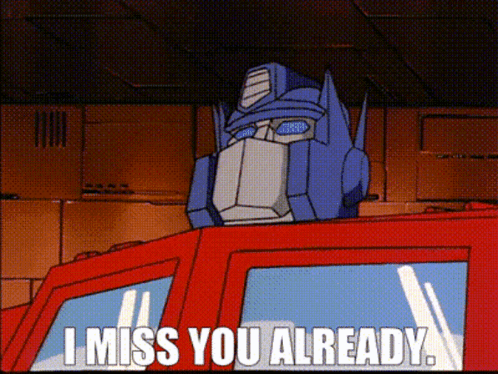 Transformers Optimus Prime GIF - Transformers Optimus Prime I Miss You Already GIFs