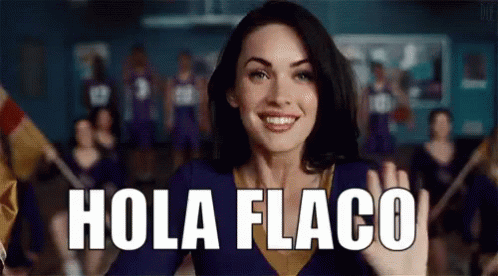 Chica Guapa Saludando A Su Flaco GIF - Megan Fox Hola Flaco GIFs