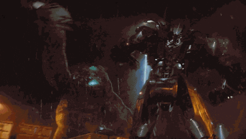Leatherback Punch Gipsy Danger GIF - Leatherback Punch Gipsy Danger Pacific Rim GIFs