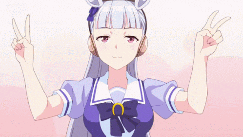 a girl with headphones on is giving the peace sign