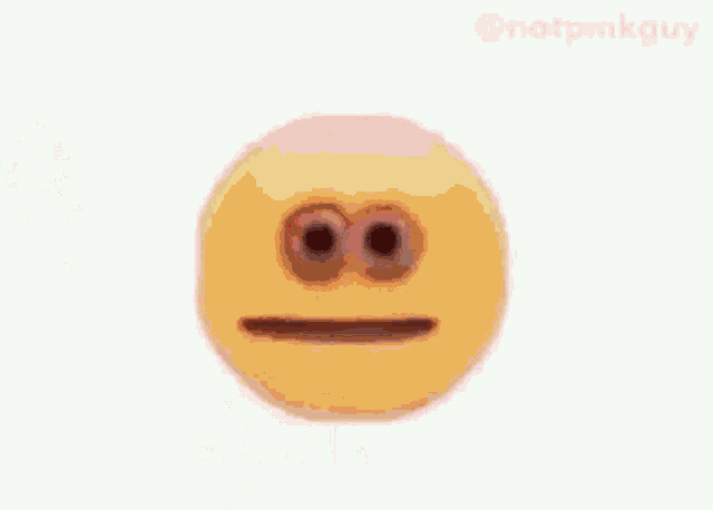 a person is holding a gun in front of an emoji .
