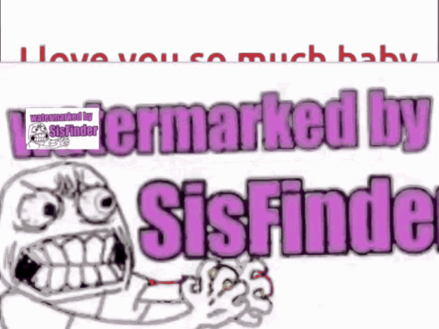 a picture of a cartoon character with the words watermarked by sisfinder