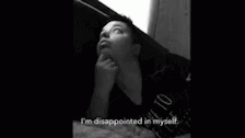 Disappointed Im Disappointed In Myself GIF - Disappointed Im Disappointed In Myself Look Up GIFs
