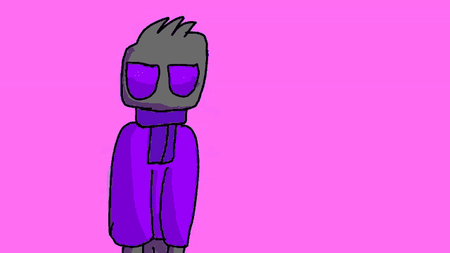 a cartoon drawing of a robot holding a cat with the number 3 on it