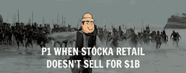 p1 when stocka retail does n't sell for $ 1b is displayed