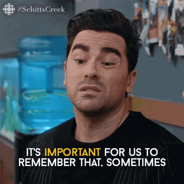 Its Important For Us To Remember That Sometimes Sometimes It Does Work Out Dan Levy GIF - Its Important For Us To Remember That Sometimes Sometimes It Does Work Out Dan Levy David GIFs