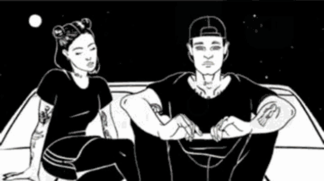 a drawing of a person rolling a cigarette with a tattoo on their arm that says baby