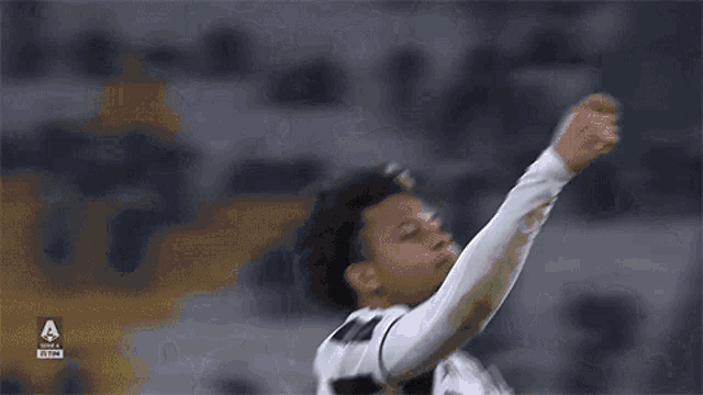 a soccer player wearing a jersey with the number 24 on it