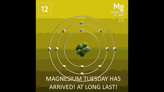 Magnesium Tuesday GIF - Magnesium Tuesday Magnesium Tuesday GIFs