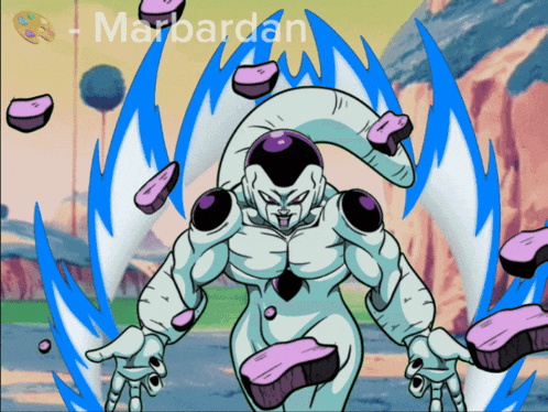 a picture of a cartoon character with the name marbardan on the bottom