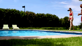 Swimming Pool Jumping Into Pool GIF - Swimming Pool Jumping Into Pool Family GIFs