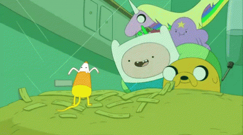 Candy Corn Mouse GIF - Candy Corn Halloween Adventure Time GIFs