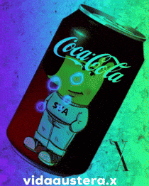 a can of coca cola with bart simpson on the front
