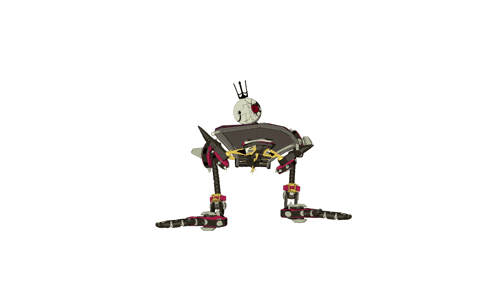 a cartoon drawing of a robot that looks like a sheep