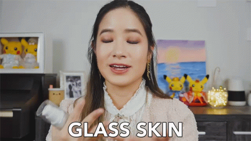 Glass Skin Kim Dao GIF - Glass Skin Kim Dao Flawless Skin GIFs
