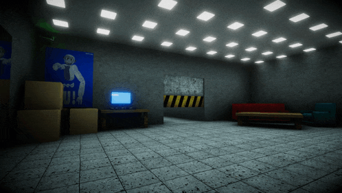 a room with a sign on the wall that says ' i need '