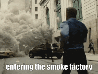 Smoke Running Man GIF - Smoke Running Man Joshwak GIFs