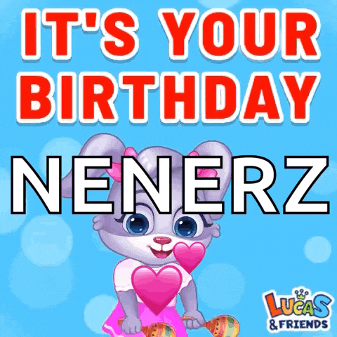 a poster that says it 's your birthday on it