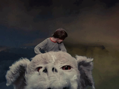Neverending Story Yes GIF - Giant Dog Pet GIFs