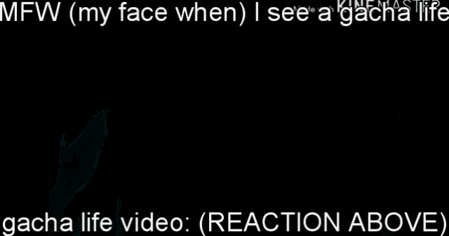 a man 's face is shown in a video that says gacha life video