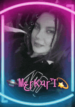 a picture of a woman with the name merkart