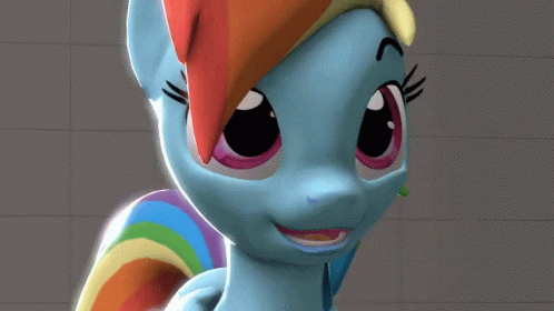 Mlp Rainbow Dash GIF - Mlp Rainbow Dash Shocked GIFs