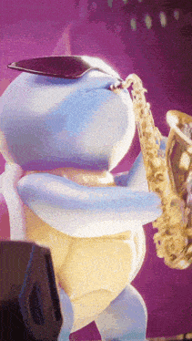 Mus8029 Squirtle GIF - Mus8029 Squirtle Sax GIFs