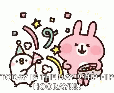 Today Is The Day Hip Hip Hooray GIF - Today Is The Day Hip Hip Hooray Celebrate GIFs