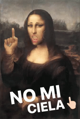 Nomiciela Mona Lisa GIF - Nomiciela Mona Lisa Funny GIFs