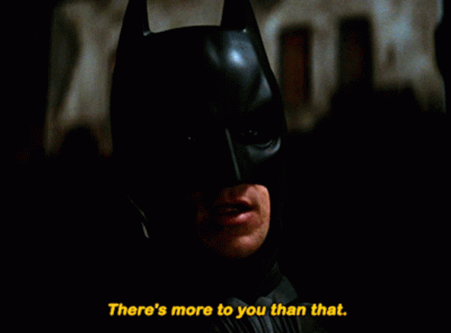 Batman Theres More To You Than That GIF - Batman Theres More To You Than That The Dark Knight Rises GIFs