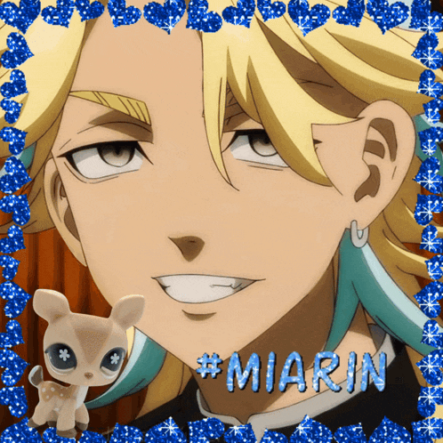 a picture of a anime character with the name miarin