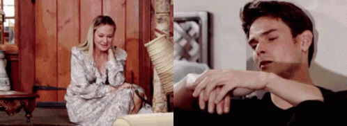 Adam Newman Sharon Newman GIF - Adam Newman Sharon Newman The Young And The Restless GIFs