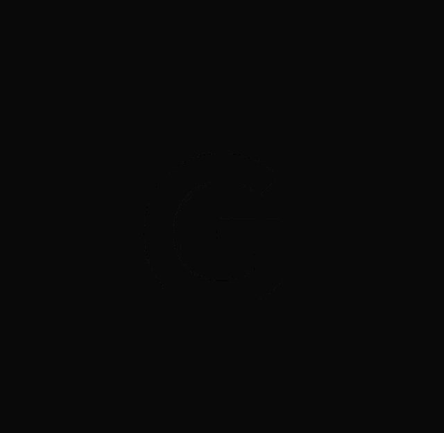 a black background with a lot of dots and a few letters