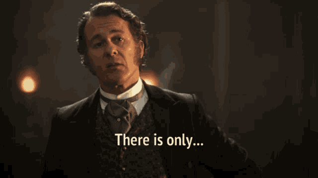 a man in a suit and tie says " there is only profit and loss "